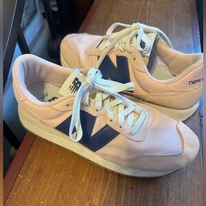 New Balance Pink Haze 237 Sneakers. Size 11 Pink & Navy blue.